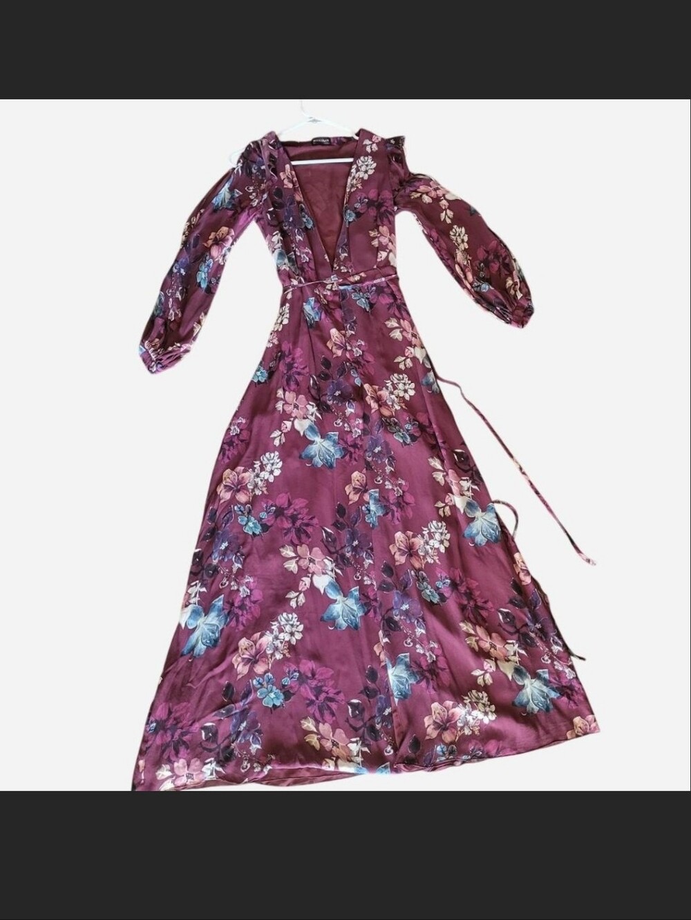 100% Silk Maxi Dress